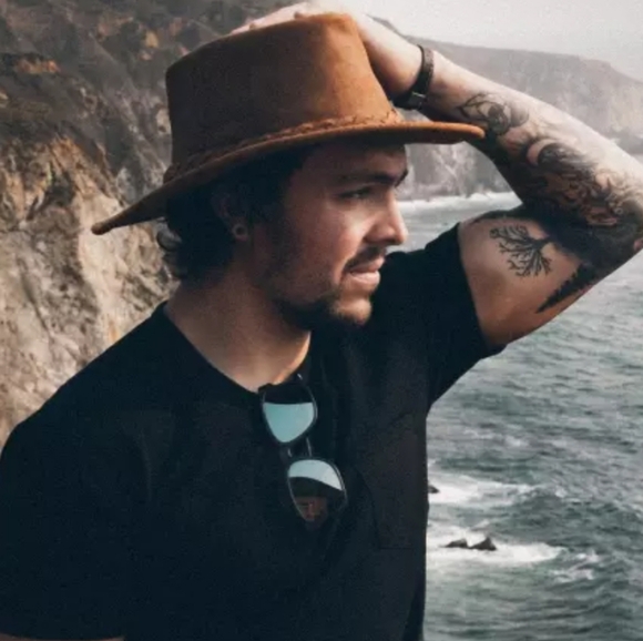 NWT Unisex Minnetonka The Outback Leather Hat - Picture 5 of 9